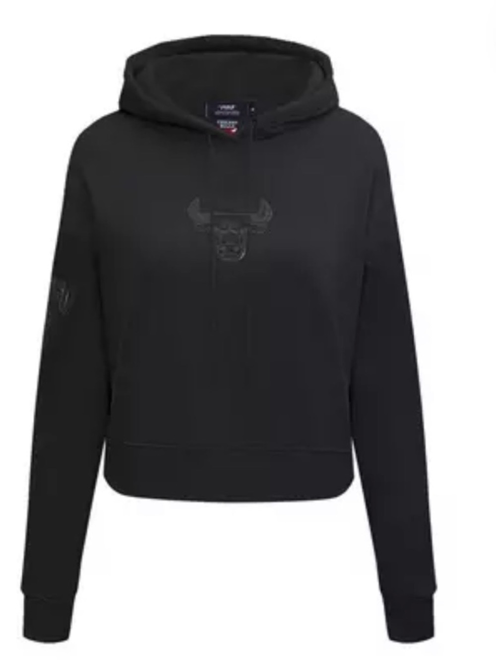 Chicago Bulls Pro Standard Black Cropped Hoodie Women’s Pullover | Size M
